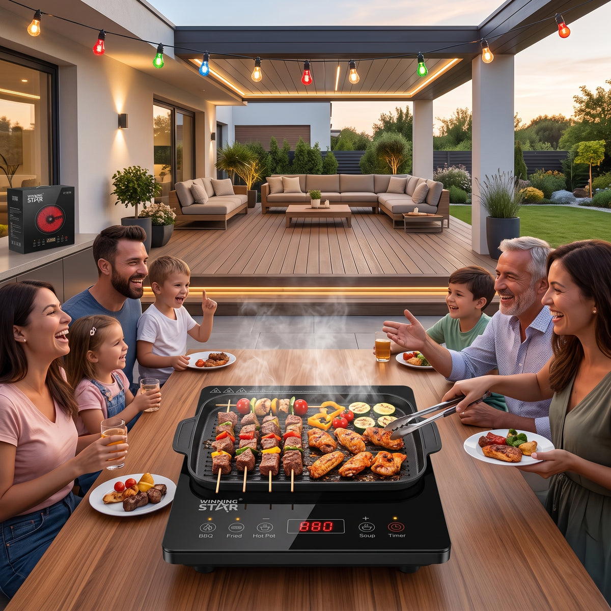 Plaque de Cuisson Infrarouge 2200W