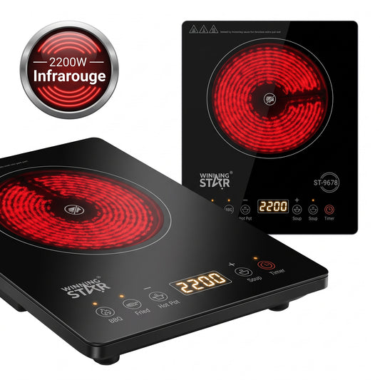 Plaque de Cuisson Infrarouge 2200W